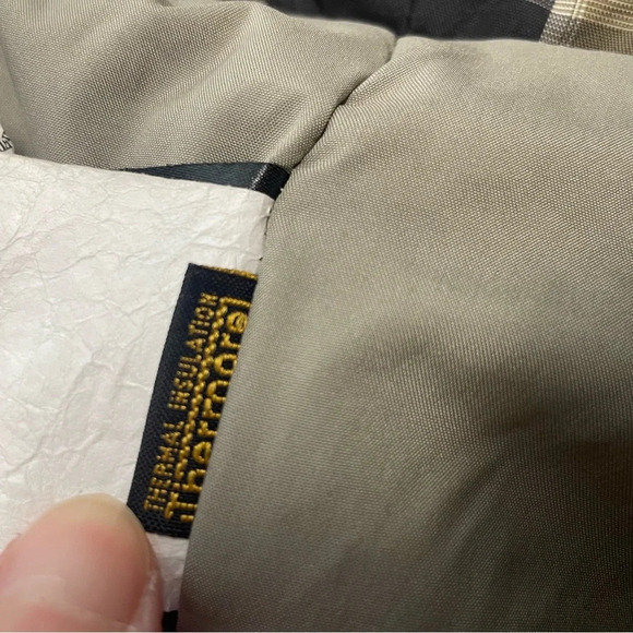 Burton dream dry ride women’s snowboarding jacket yellow plaid medium thermal - Picture 12 of 14